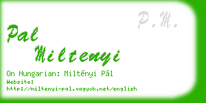 pal miltenyi business card