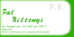 pal miltenyi business card